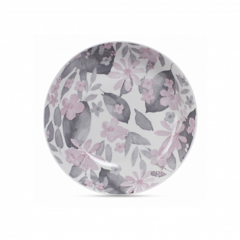 Тарелка суповая BLOOMING розовая 20см