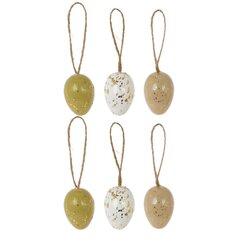 Набор из 6-ти изделий декоративных подвесных "Яйцо" (4*6), L14 W15 H5 см