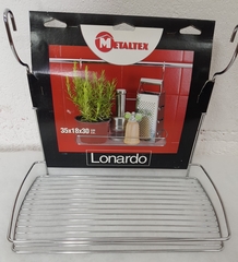 !Полка большая Lonardo 35*18*30 см. Metaltex, Италия