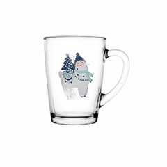 Кружка КАППУЧИНО НОВОГОДНЯЯ ЛАМА 300мл