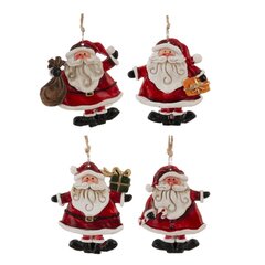 Изделие декоративное подвесное "Дед Мороз", L7,5 W1,5 H8 см, 4в.