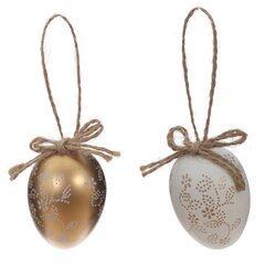 Набор из 6-ти изделий декоративных подвесных "Яйцо" (4*6,5), L17 W8,5 H4 см