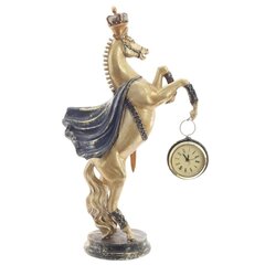 Фигурка декоративная "Лошадь" с часами D5см, (LR44x1), L22 W11 H39,5 см
