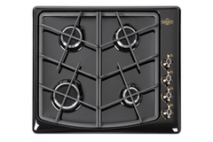 Газовая варочная панель Gefest СГ СН 1211 К83 черный глянцевый ретро