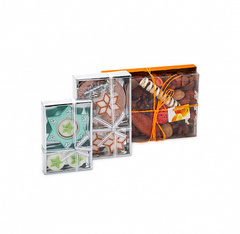 Набор новогодний 2 шт свечисухоцветы АПЕЛЬСИН