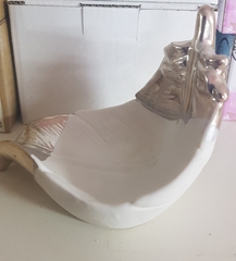 !09 Набор декоративных подставок "Перья" 3 шт. керамика