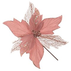 Цветок искусственный "Пуансеттия", L26 W26 H35 см