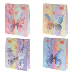 Пакет подарочный (бумага 210г/м2, блок микс 12шт), L26 W10 H32 см, 4в.