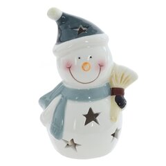 Фигурка декоративная "Снеговик" с подсветкой (LR44x2), L8 W6,5 H12 см