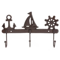 Вешалка на три крючка "Морская", L27,5 W5,5 H17,5 см