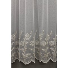!09 Штора-тюль "Юстина", белый, 300*180 см/