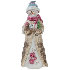 Фигурка декоративная "Снеговик", L14 W11,5 H33,5 см