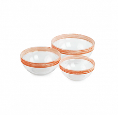 Набор салатников ЭМПИЛАБЛЬ БРАШМАНИЯ ОРАНЖ 3шт (17см20см23см)