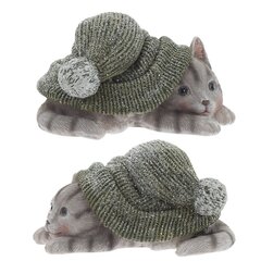 Фигурка декоративная "Котенок", L13,5 W8 H7,5 см, 2в.