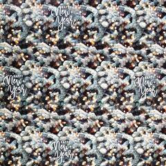 !09 Упаковочная бумага 4 листа на новый год «Лес чудес», 70 х 100 см, глянцевая