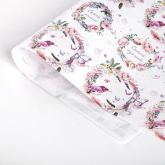 !09 Бумага крафтовая (набор 4 листа) «Венок» 50 × 70 см.