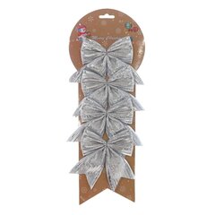 !09 Изделие декоративное "Бант", набор из 4 шт, L14 W1 H10 см