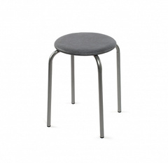 Табурет Ника эконом 2 круглый серый