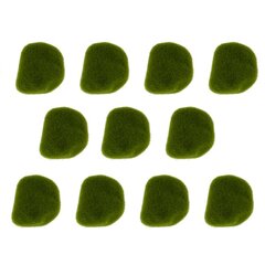 Камни декоративные, набор 10 шт, L27 W13 H3,5 см