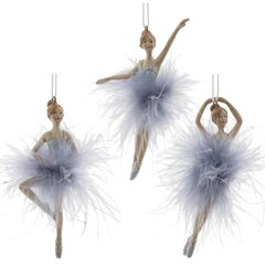 Изделие декоративное подвесное "Балерина", L4 W1,5 H12 см, 3в.