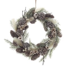 Изделие декоративное "Венок", L38 W9 H38 см