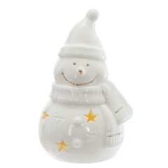 Фигурка декоративная "Снеговик" с подсветкой (2хLR44), L7 W4 H11 см