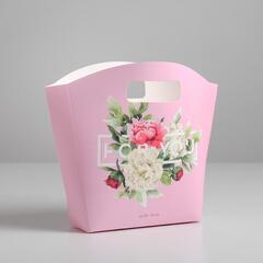 !09 Пакет подарочный (набор 2 штуки) With love, 23 × 22 × 6 см.