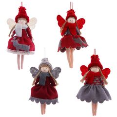 Изделие декоративное "Ангел", L9 W6 H18 см, 4в.