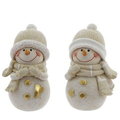 Фигурка декоративная "Снеговик", L5 W5 H8 см, 2в.