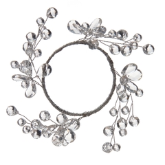 Декор для свечи "Венок", D кольца = 8см, L17 W13 H1,5 см