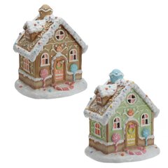 Фигрка декоративная "Домик" с подсветкой  (АААх3, н/п), L28 W18 H30 см, 2в.