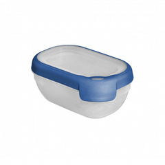 Емкость для морозилки и СВЧ GRAND CHEF 0.5л прямоугольная (синяя крышка)