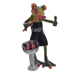 Фигурка декоративная "Лягушка", L9 W6 H16 см