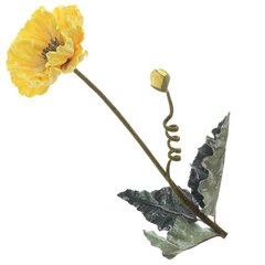 Цветок искусственный "Мак", L19 W15 H91 см