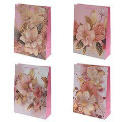 Пакет подарочный (бумага 210г/м2, блок микс 12шт), L30 W12 H41,5 см, 4в.