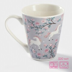!09 Кружка «Единорог», 320 мл, фарфор