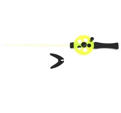 !09 Набор из 3-х штук - Удочка зимняя «Профи» УП-3, ручка пластик, хлыст поликарбонат, цвет жёлтый