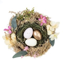 Изделие декоративное "Гнездо пасхальное", L16 W16 H7 см