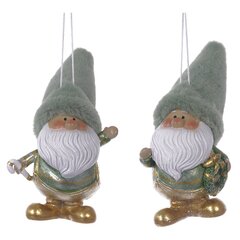 Фигурка декоративная подвесная  "Дед Мороз",  L6 W7 H12 см, 2в.