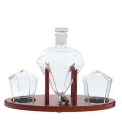 Графин 800 мл с 2-мя стаканами 300 мл, Д32 Ш12,5 В23,5 см
