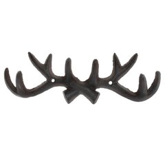 Вешалка на четыре крючка "Рога", L25 W3,5 H9 см