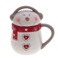 Кружка "Снеговик меломан", 400 мл, L13 W9 H15 см