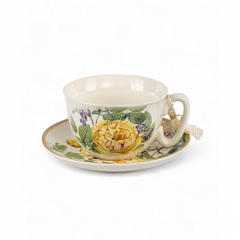 Чайная пара ЖЕЛТЫЕ РОЗЫ 300мл