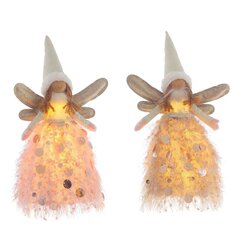 Игрушка набивная "Фея" с подсветкой, L20 W10 H34 см, 2в.