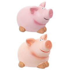 Фигурка декоративная "Свинка", Д5,7 Ш5 В4см, 2в