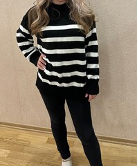 !09 Свитер "Полоска"One size