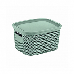 Корзинка NICKEL зелёная 6л 21.7×26.7×15.2см