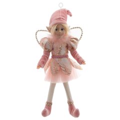 Игрушка набивная подвесная "Эльф", L14 W6 H35 см (полка 17 см.)