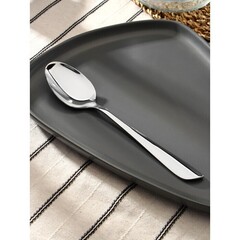 !09 Ложка столовая из нержавеющей стали Magistro «Эми», длина 20,5 см, цвет серебряный