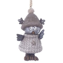 Фигурка декоративная подвесная "Сова", L5 W4,5 H10 см